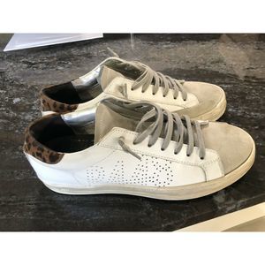 EUC P448 John sneakers 39 Leopard